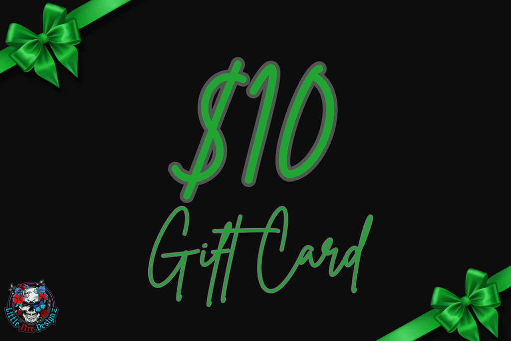 $10.00 Gift Cards – 3D Printed by Little Fire Designz