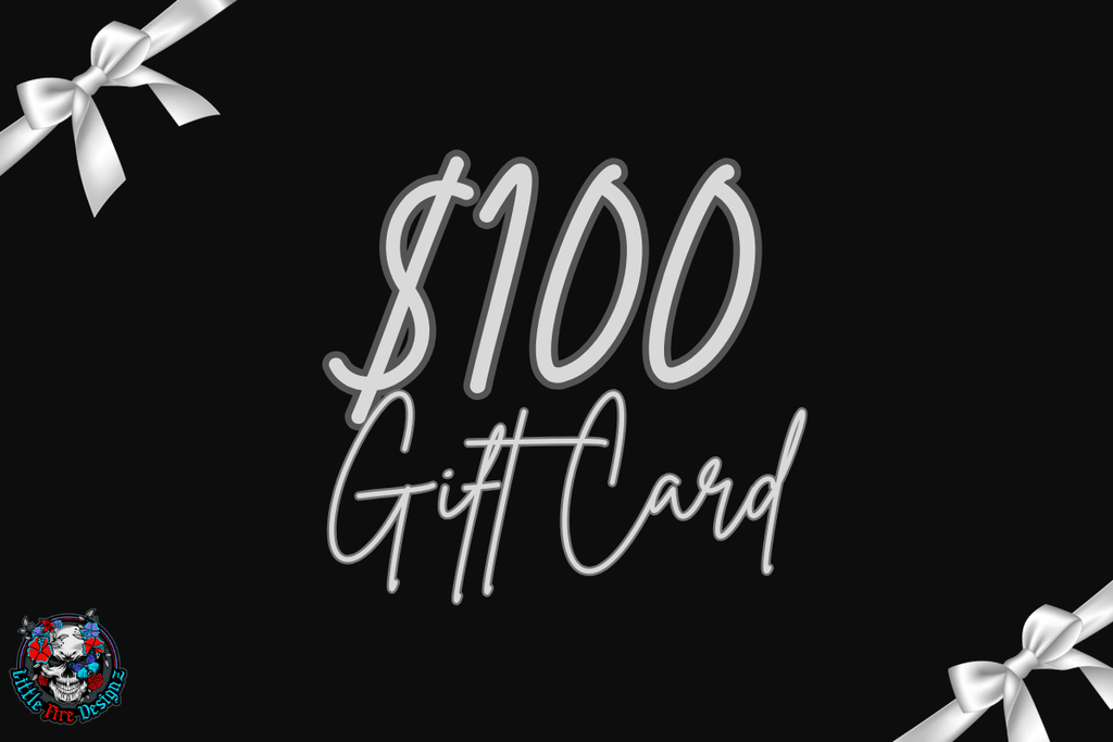 $100.00 Gift Cards – 3D Printed by Little Fire Designz