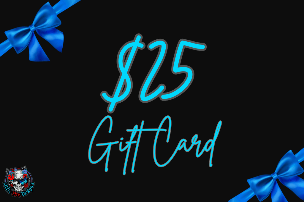 $25.00 Gift Cards – 3D Printed by Little Fire Designz