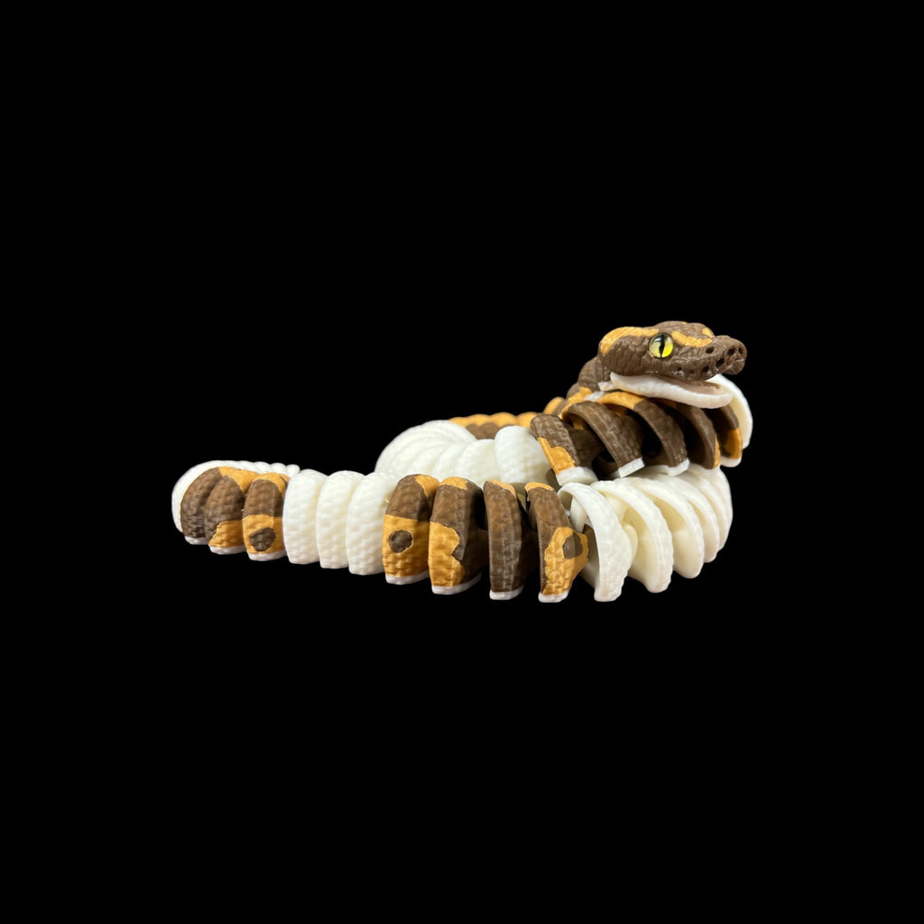 3 - Color Pied Ball Python – 3D Printed by Little Fire Designz