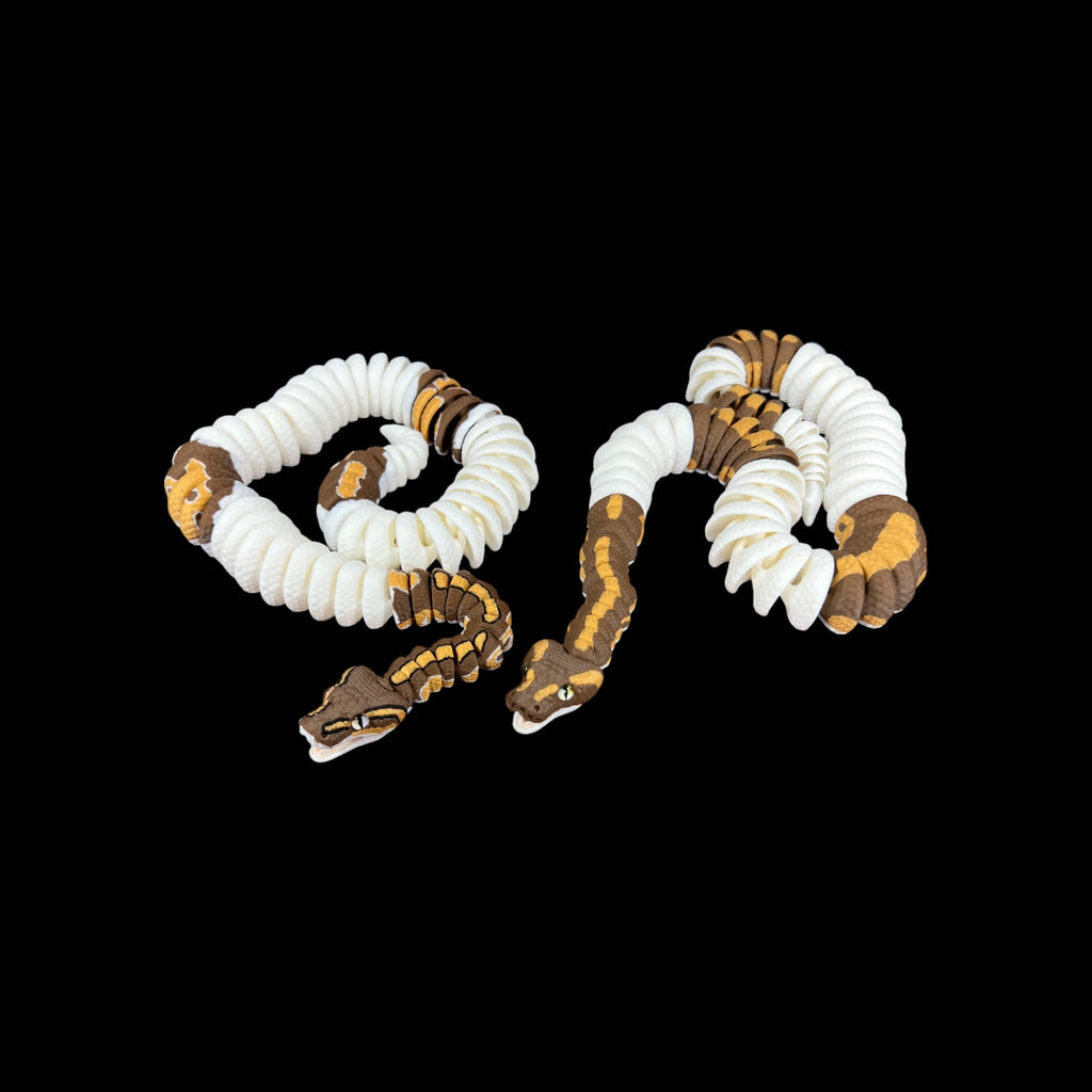 4 - Color Pied Ball Python – 3D Printed by Little Fire Designz