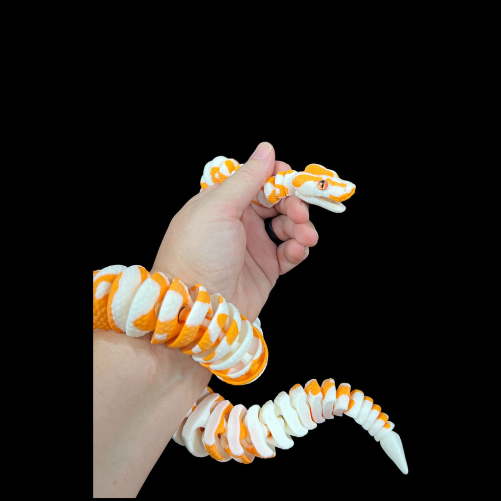 Albino Ball Python – 3D Printed by Little Fire Designz