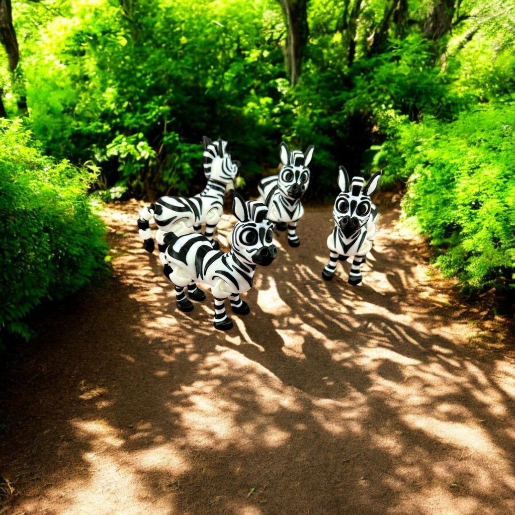 Articulated Zebra – 3D Printed by Little Fire Designz