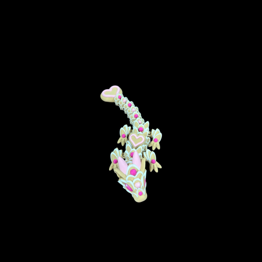 Baby Cookie Heart Dragon – 3D Printed by Little Fire Designz