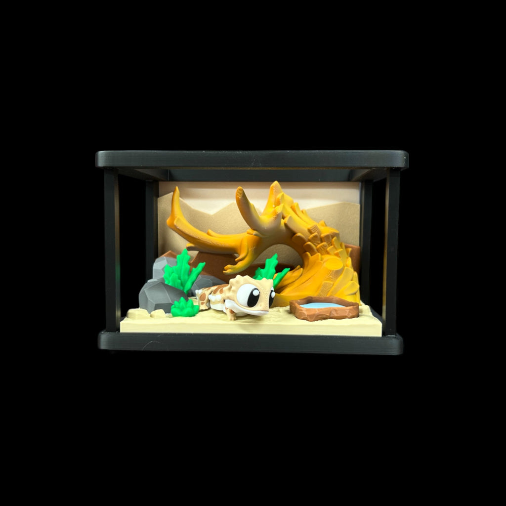 Beardie With Terrarium – 3D Printed by Little Fire Designz