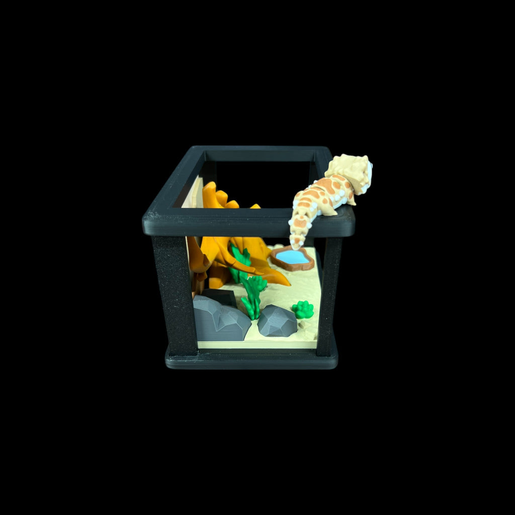 Beardie With Terrarium – 3D Printed by Little Fire Designz