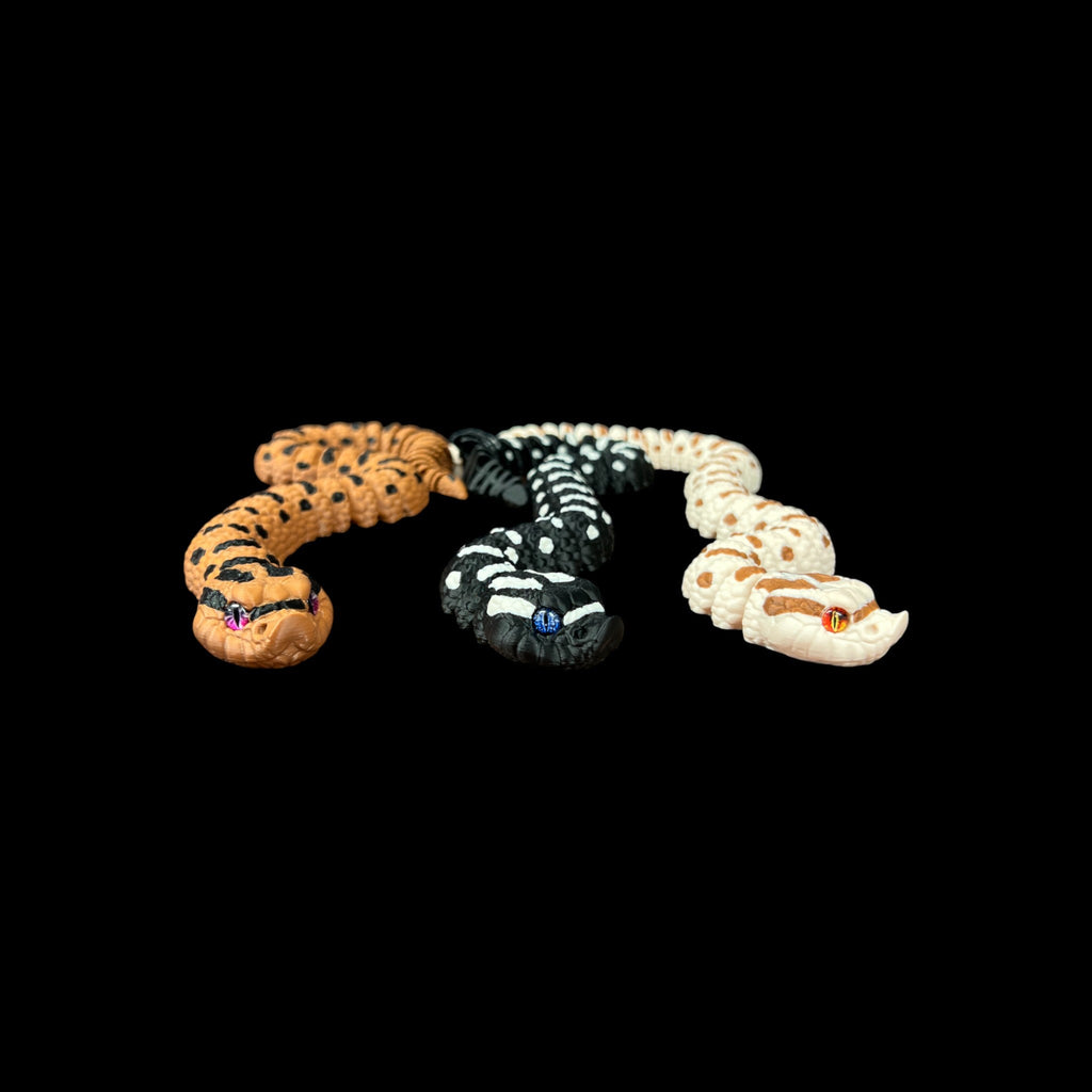 Beige Hognose Snake – 3D Printed by Little Fire Designz