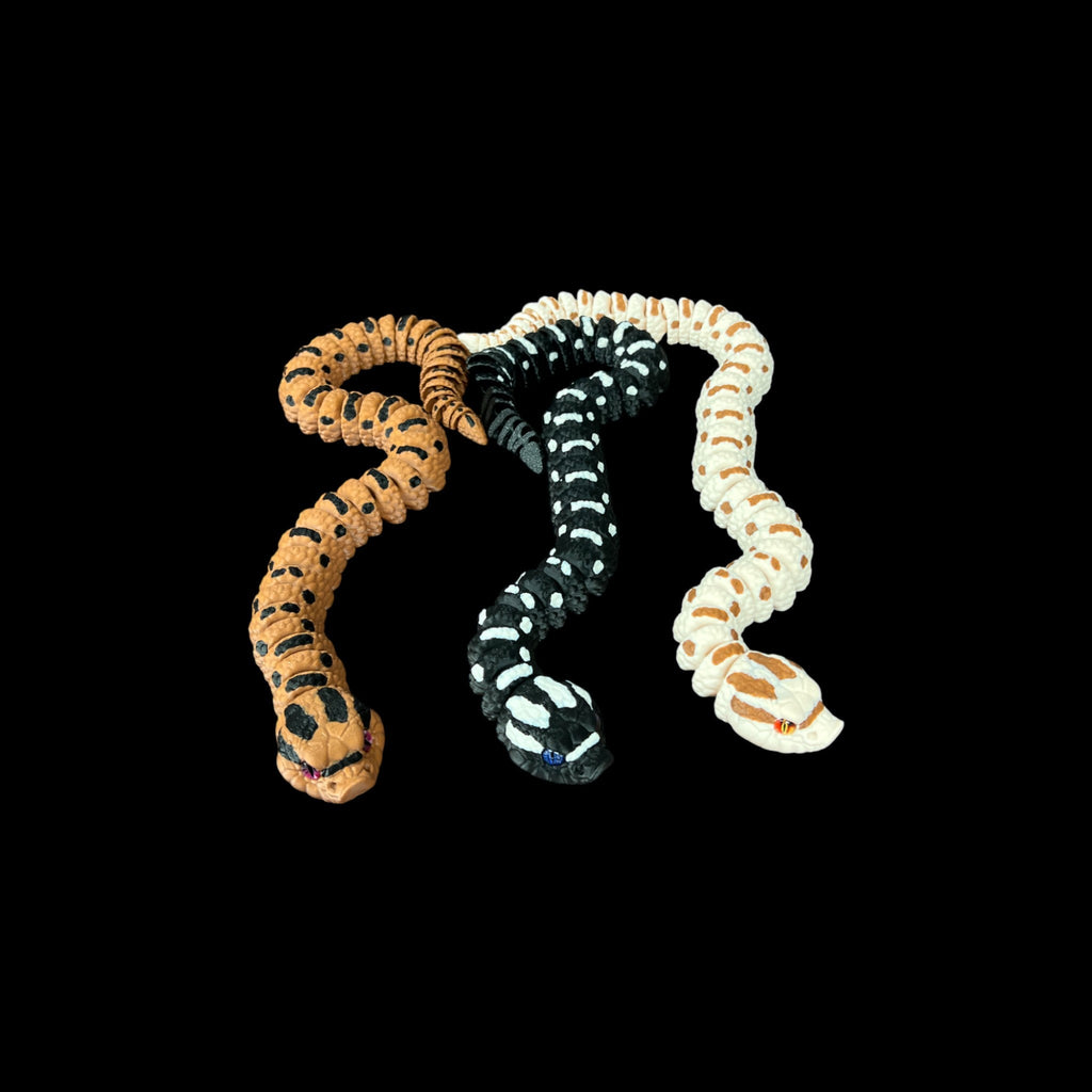 Beige Hognose Snake – 3D Printed by Little Fire Designz