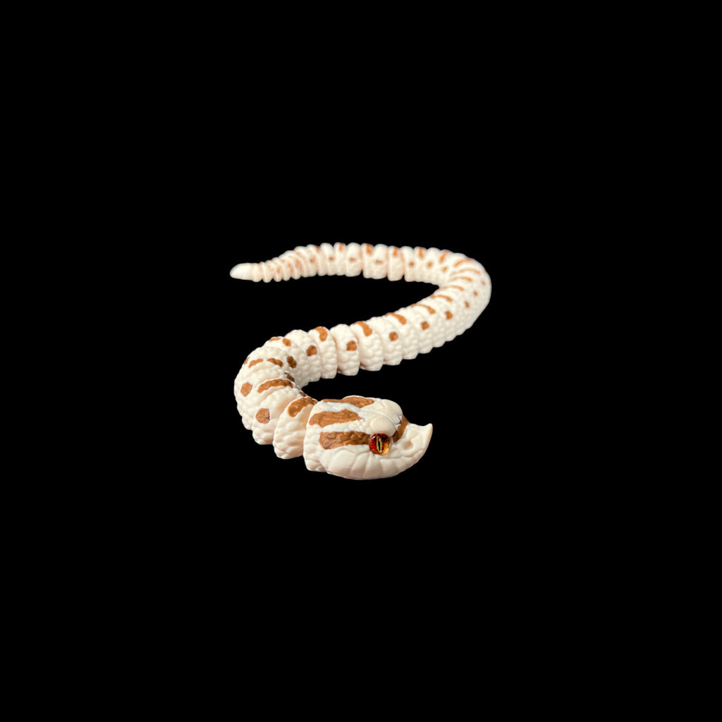 Beige Hognose Snake – 3D Printed by Little Fire Designz