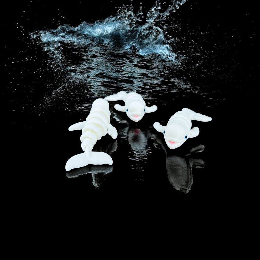 Beluga Whale – 3D Printed by Little Fire Designz