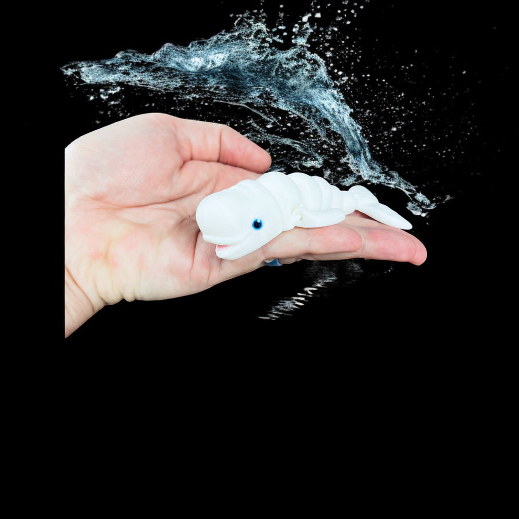 Beluga Whale – 3D Printed by Little Fire Designz