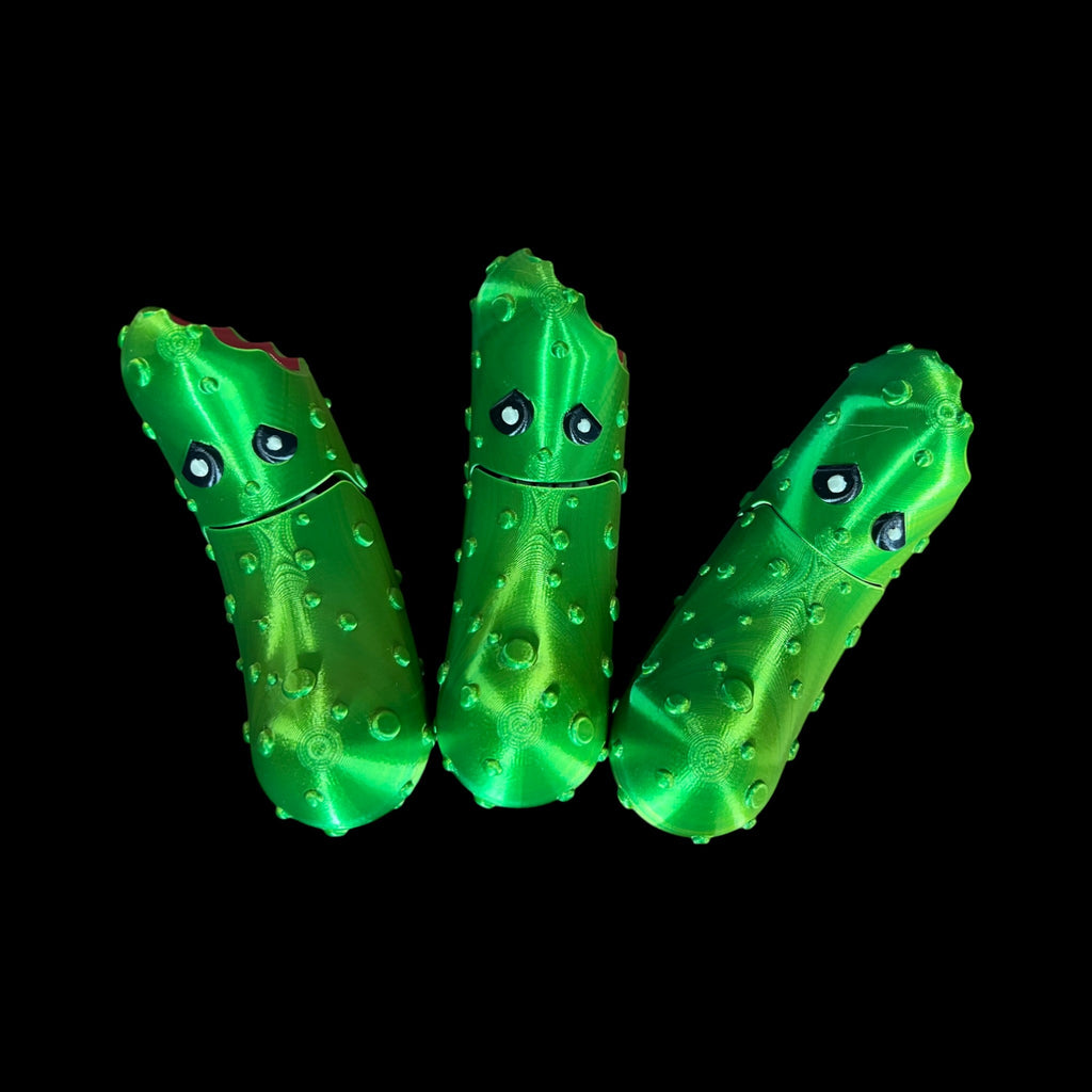 Bitten – The Articulated Pickle – 3D Printed by Little Fire Designz