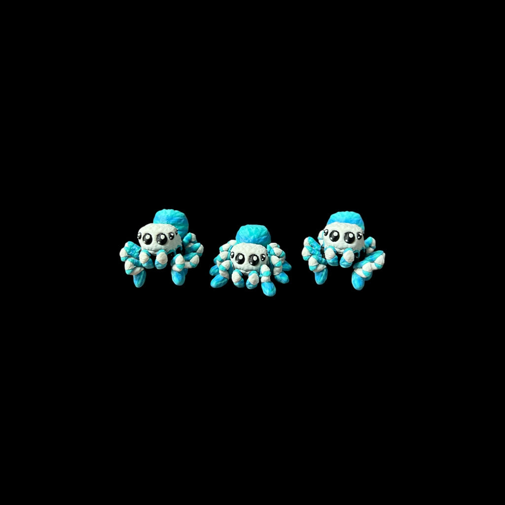 Blue Spider Bitty Beasts – 3D Printed by Little Fire Designz