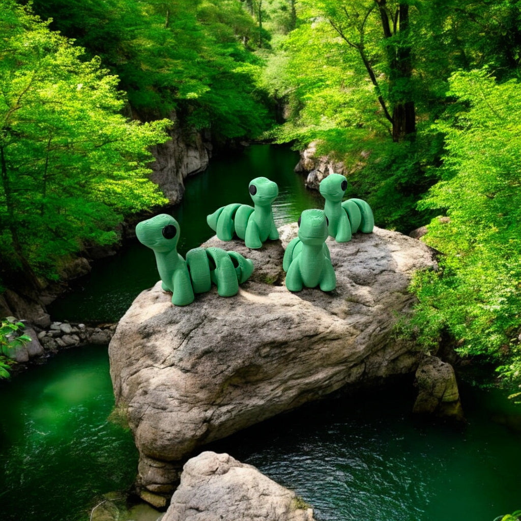 Brontosaurus Bitty Beasts – 3D Printed by Little Fire Designz