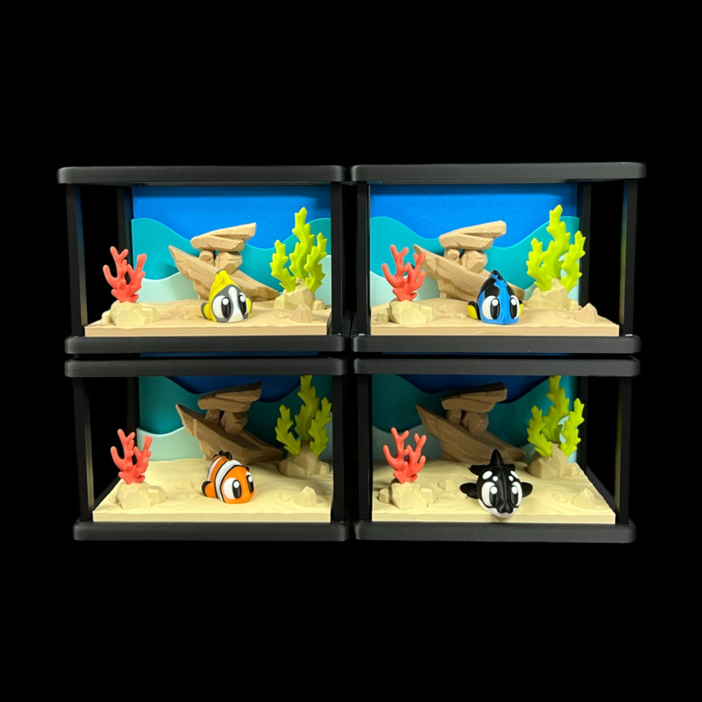 Butterflyfish Aquarium – 3D Printed by Little Fire Designz