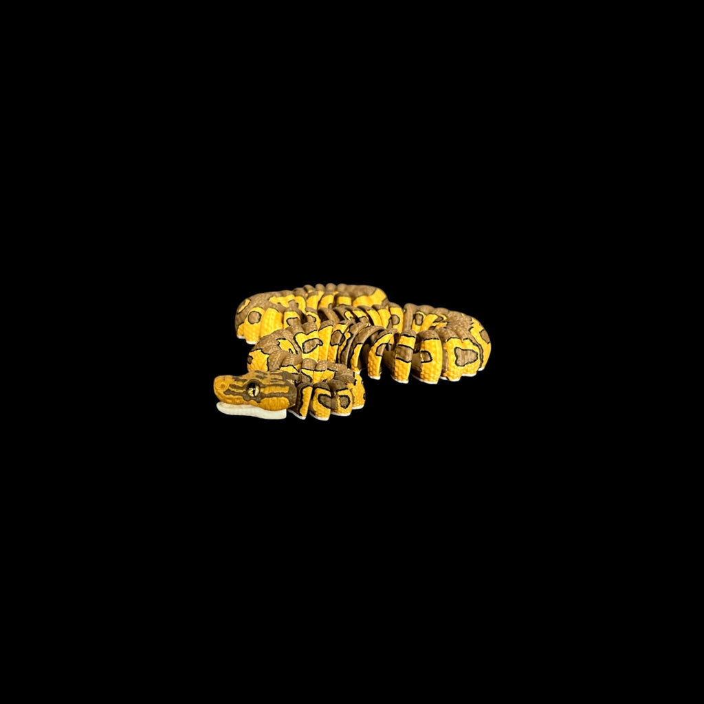 Clown Ball Python Replica – 3D Printed by Little Fire Designz