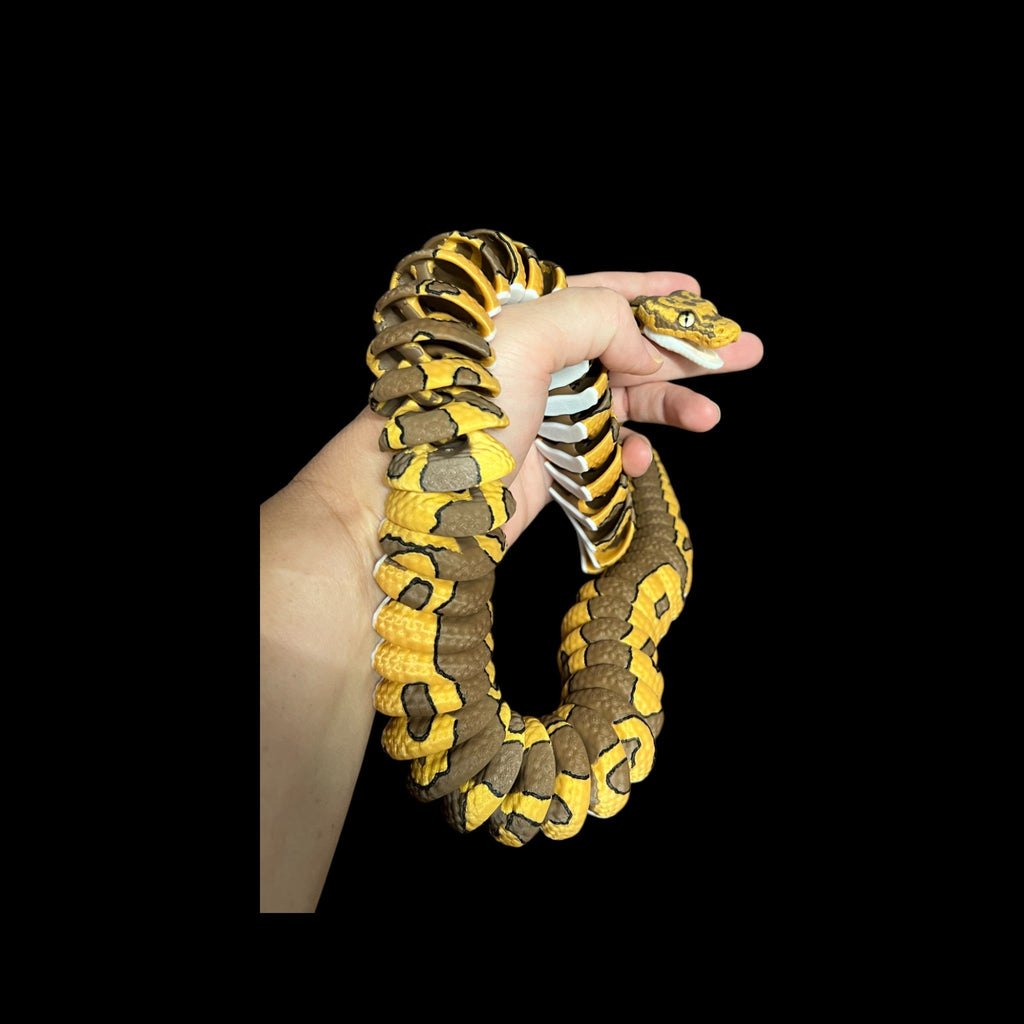 Clown Ball Python Replica – 3D Printed by Little Fire Designz
