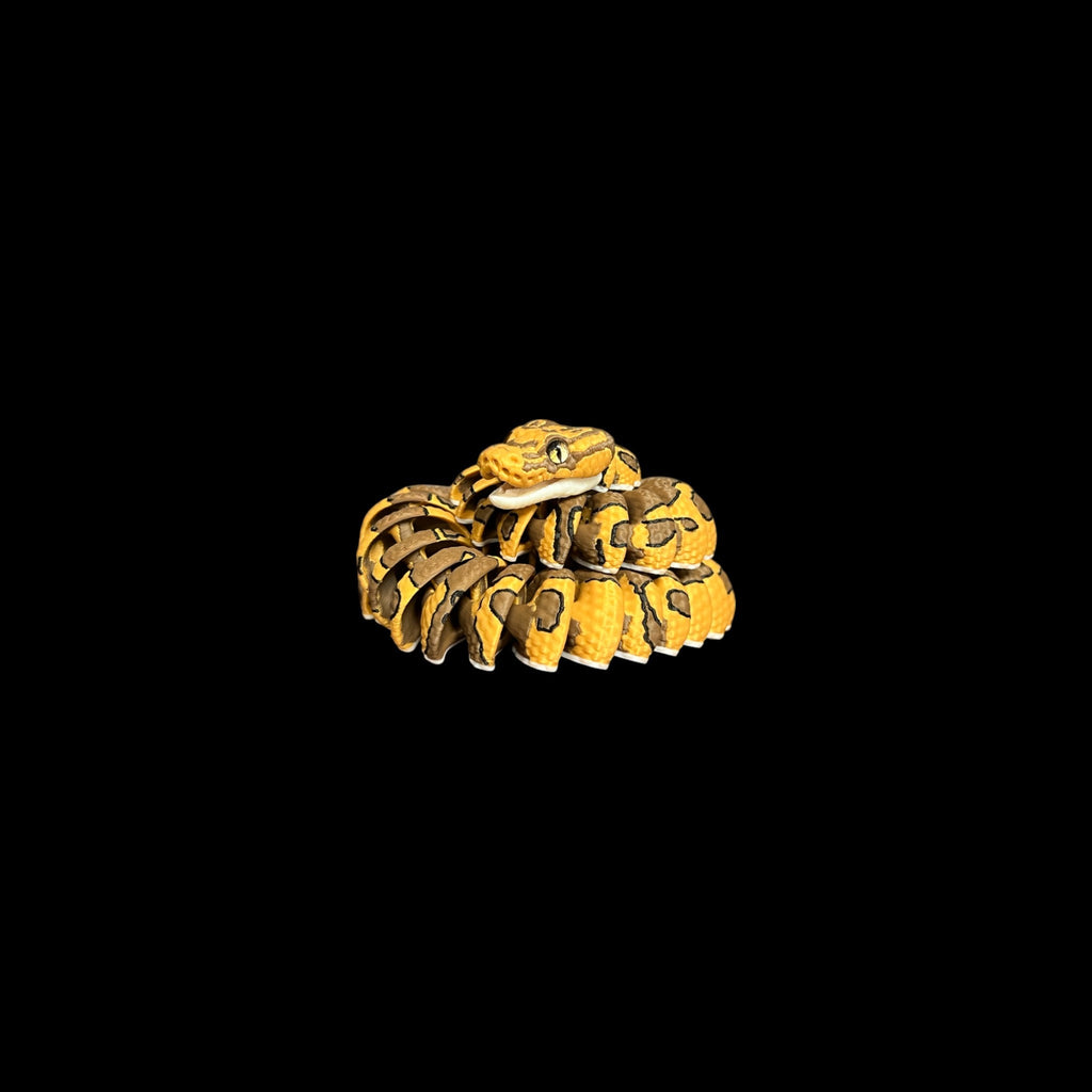 Clown Ball Python Replica – 3D Printed by Little Fire Designz