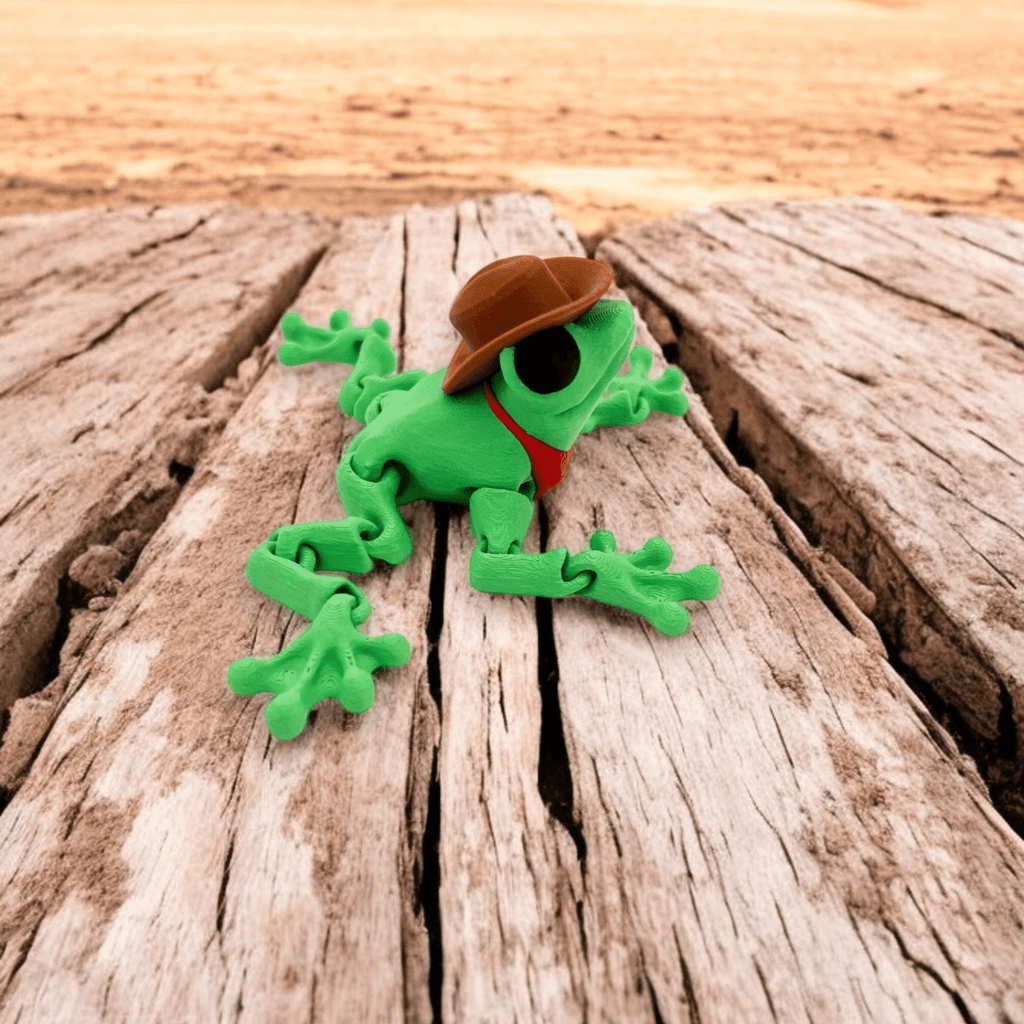 Cowboy Frog – 3D Printed by Little Fire Designz