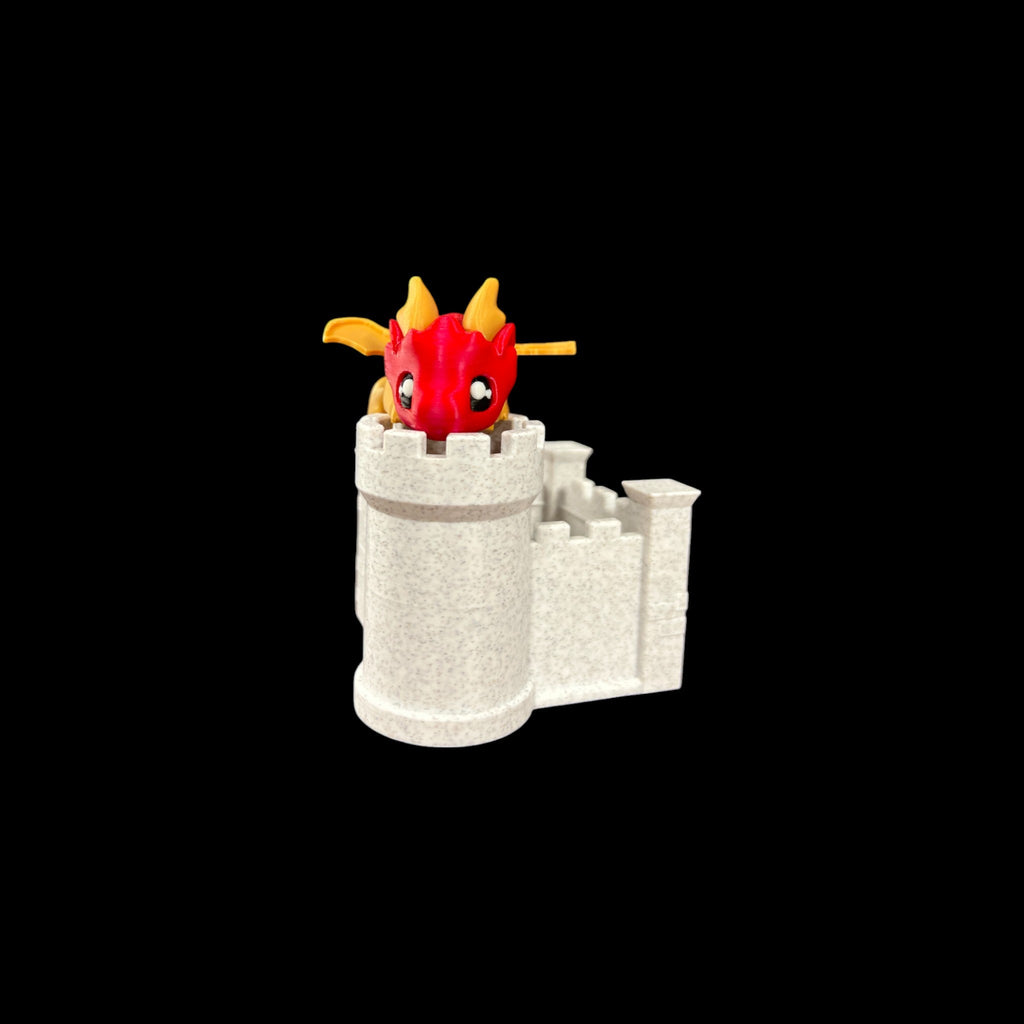 Dragon & Castle Set – 3D Printed by Little Fire Designz