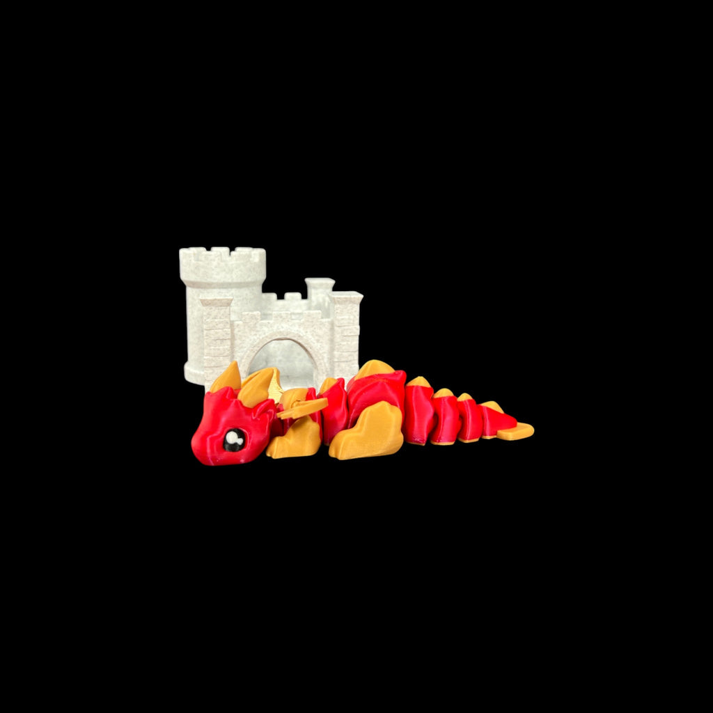 Dragon & Castle Set – 3D Printed by Little Fire Designz