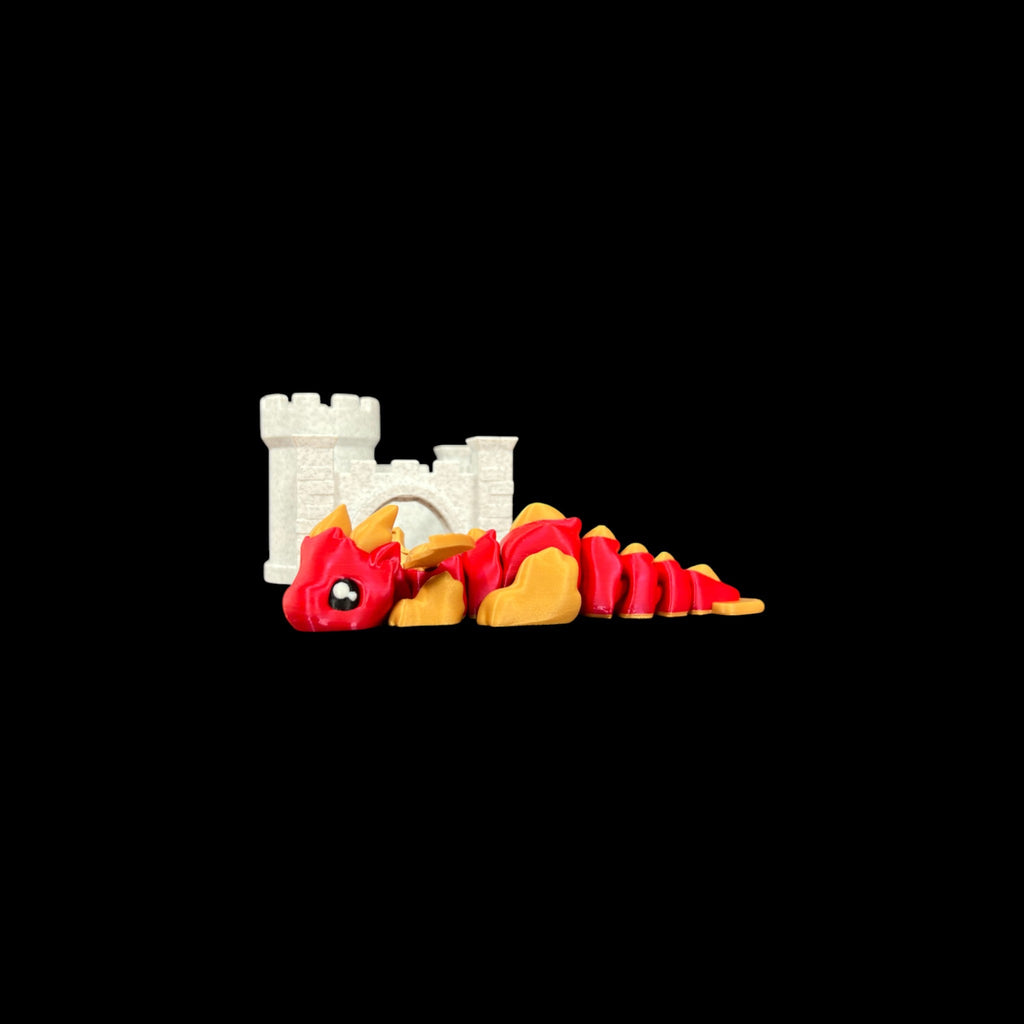 Dragon & Castle Set – 3D Printed by Little Fire Designz