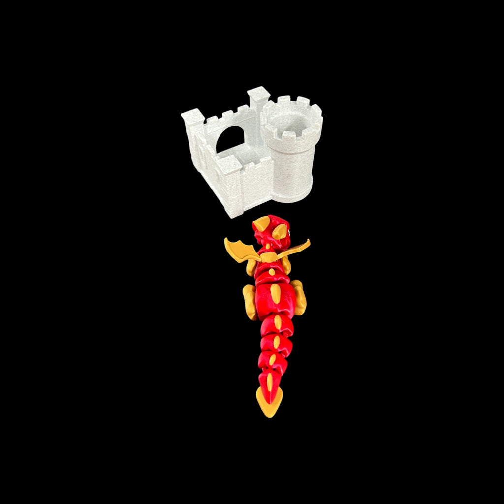 Dragon & Castle Set – 3D Printed by Little Fire Designz