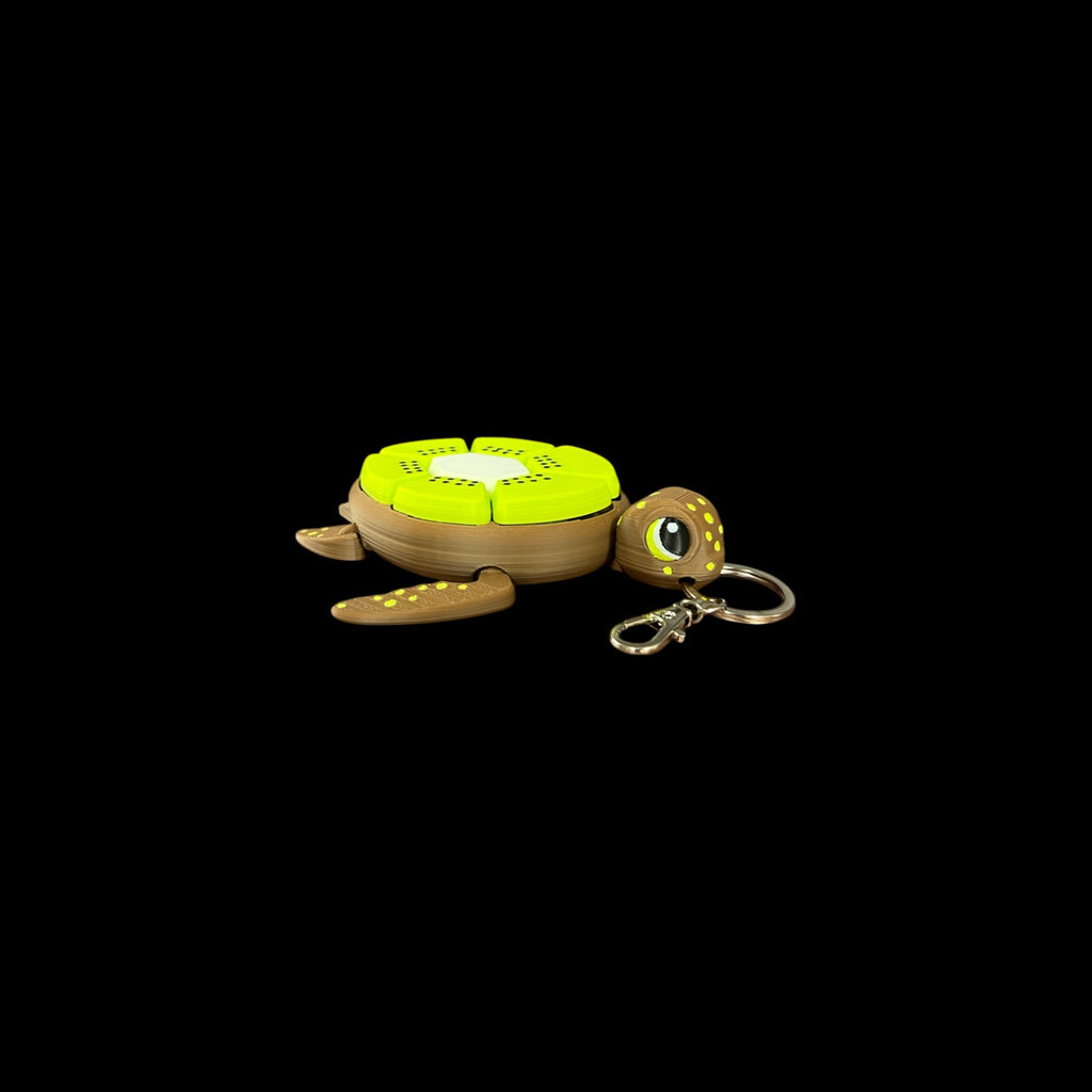 💗 Guava Fruit Turtle Keychains – 3D Printed by Little Fire Designz