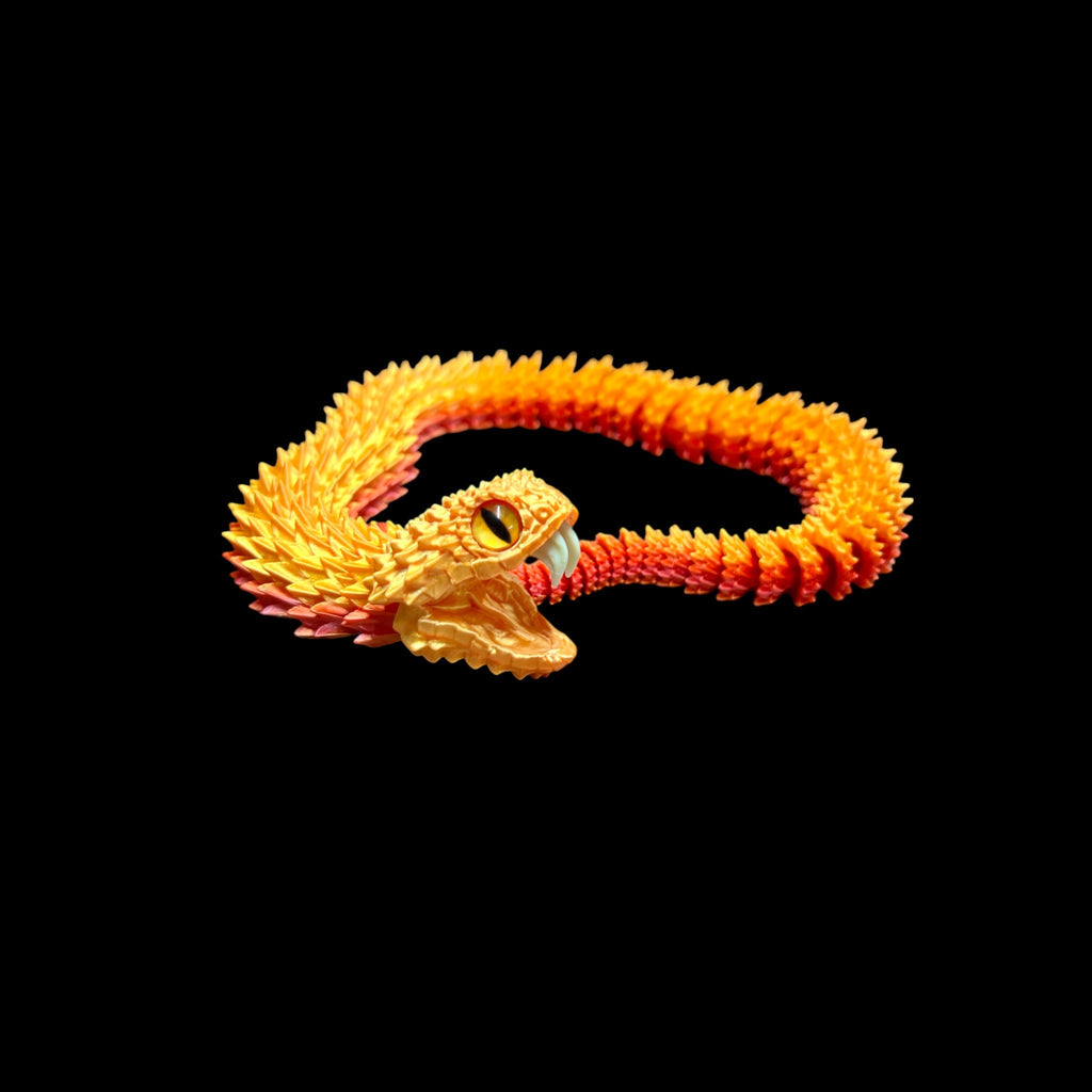 Hawaiian Punch Bush Viper – 3D Printed by Little Fire Designz