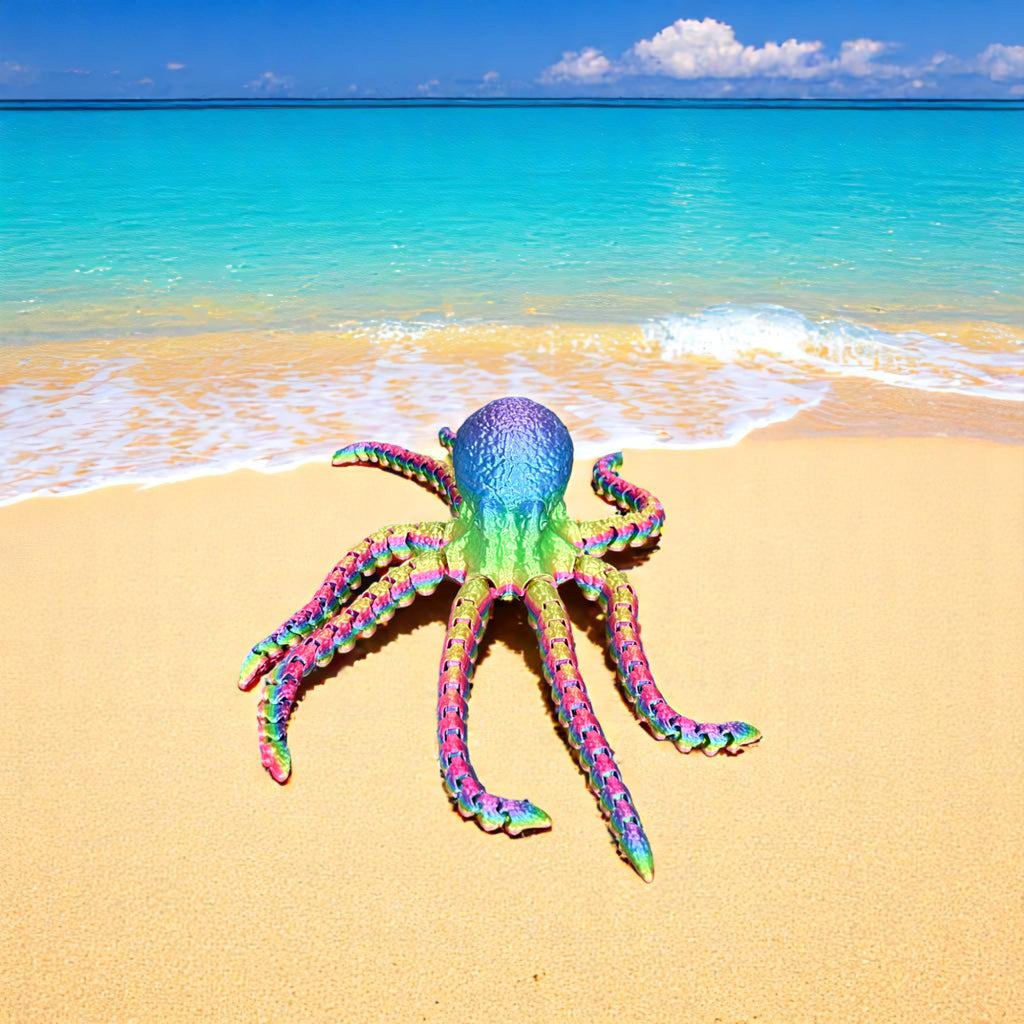 Large 3D Printed Octopus – 3D Printed by Little Fire Designz
