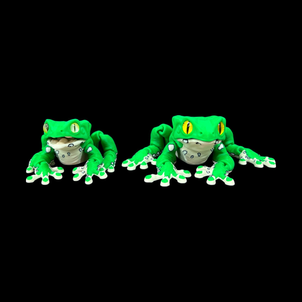 Large Waxy Monkey Tree Frog – 3D Printed by Little Fire Designz