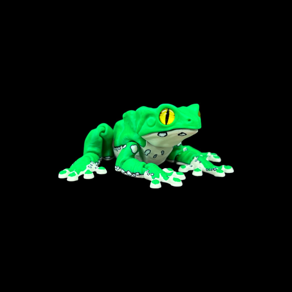 Large Waxy Monkey Tree Frog – 3D Printed by Little Fire Designz