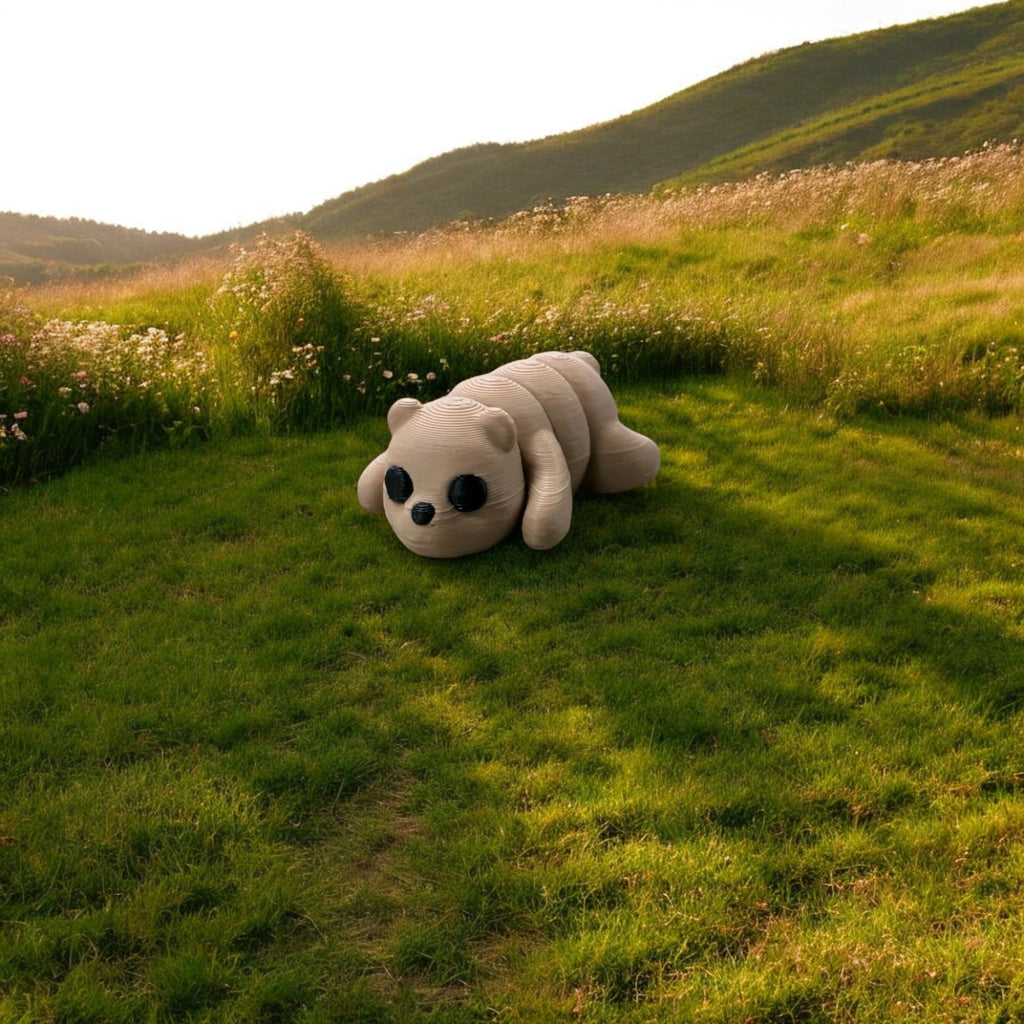 Latte Bear Bitty Beasts – 3D Printed by Little Fire Designz
