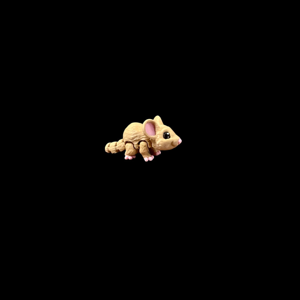 Latte Mouse Bitty Beasts – 3D Printed by Little Fire Designz