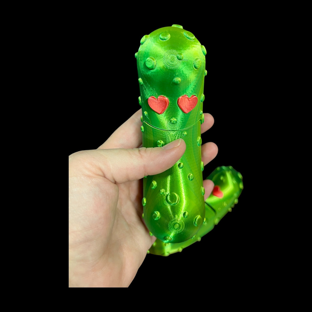 Love – The Articulated Pickle – 3D Printed by Little Fire Designz
