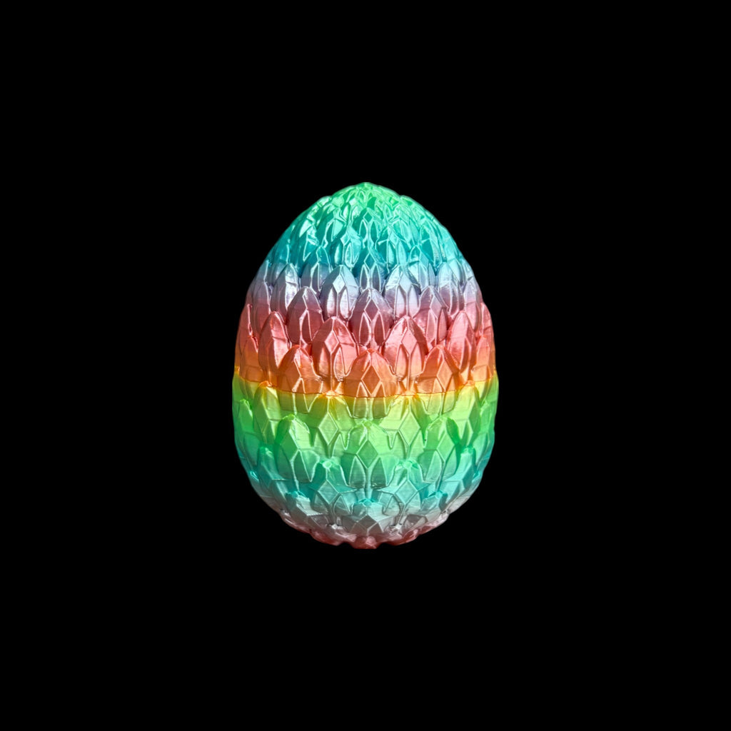 Metal Luster Rainbow Mystic Dragon Eggs – 3D Printed by Little Fire Designz