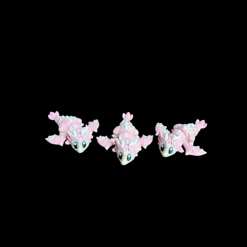 Mini Cherry Blossom Dragon – 3D Printed by Little Fire Designz