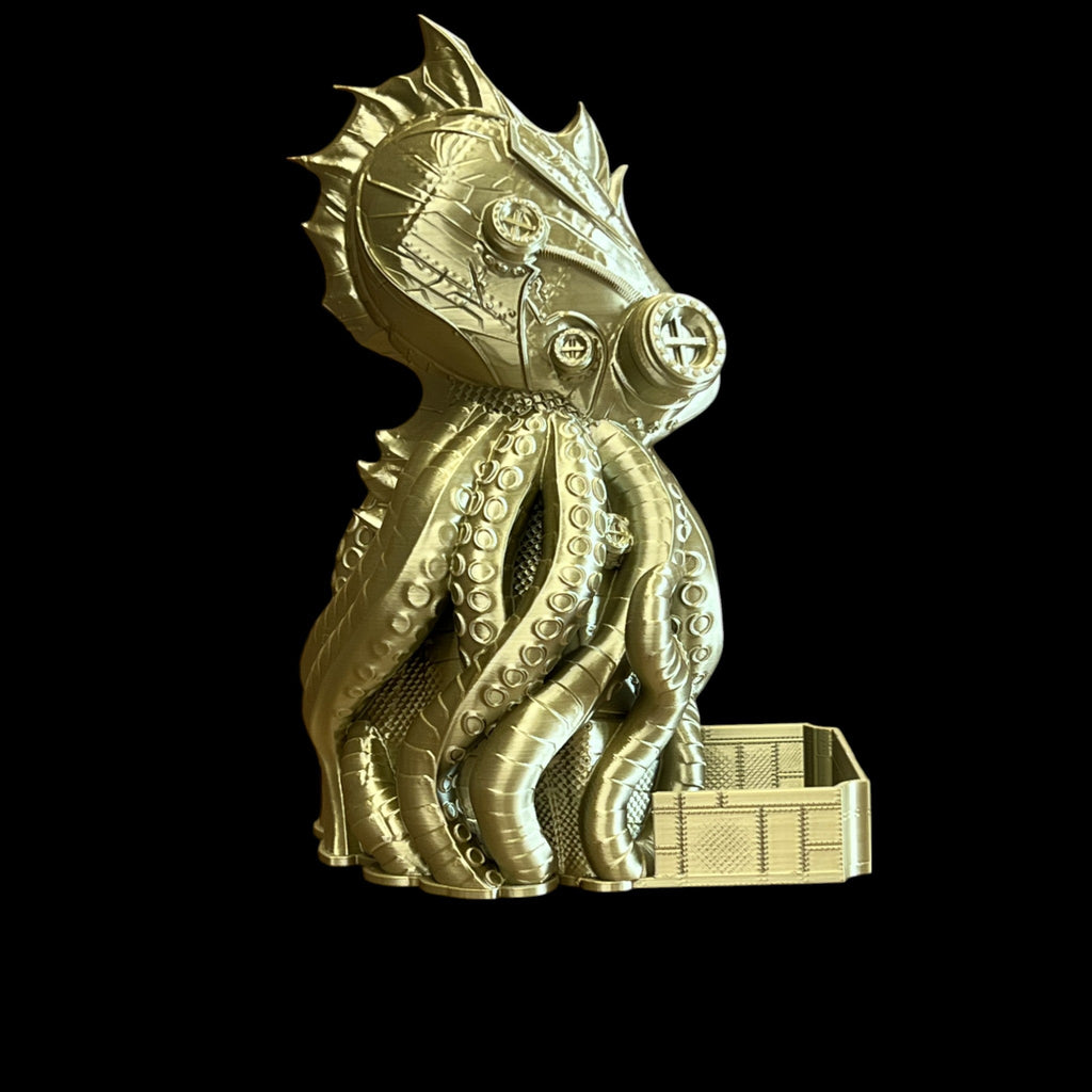 Octopunk Dice Tower – 3D Printed by Little Fire Designz