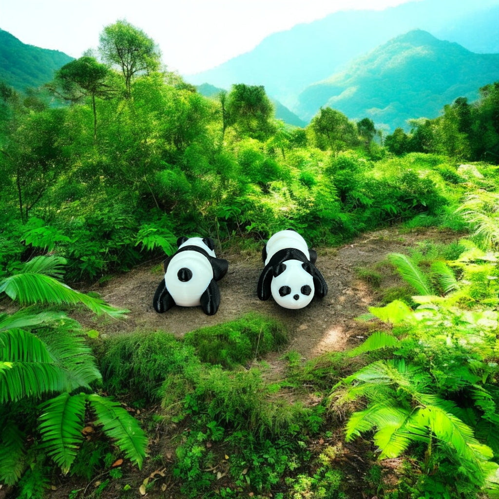 Panda Bitty Beasts – 3D Printed by Little Fire Designz