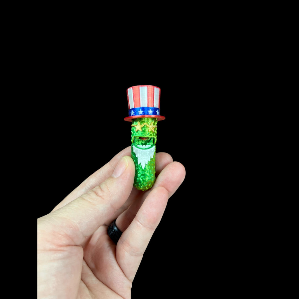Patriotic Pickle Bitty Beasts – 3D Printed by Little Fire Designz