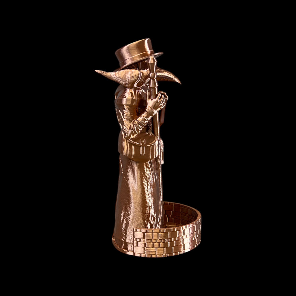 Plague Doctor Dice Tower – 3D Printed by Little Fire Designz