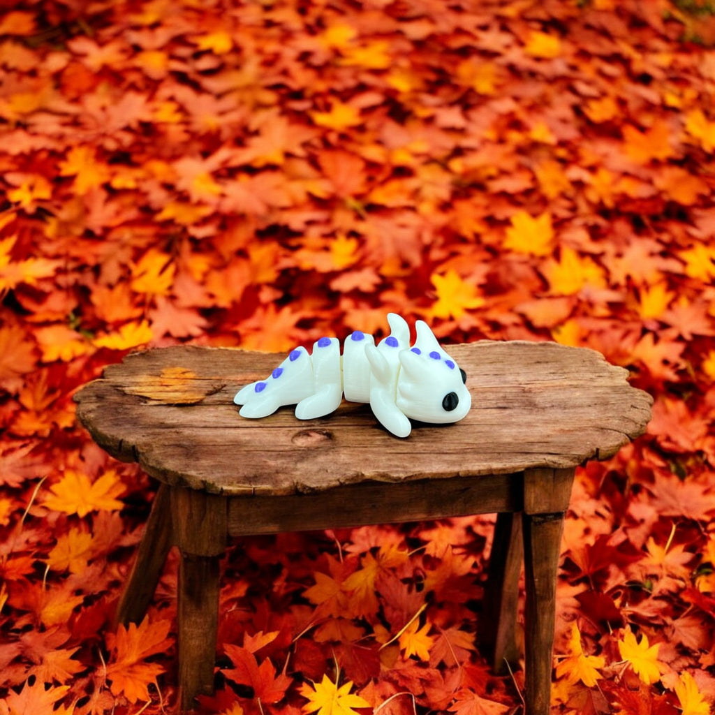 Purple Dragon Bitty Beasts – 3D Printed by Little Fire Designz