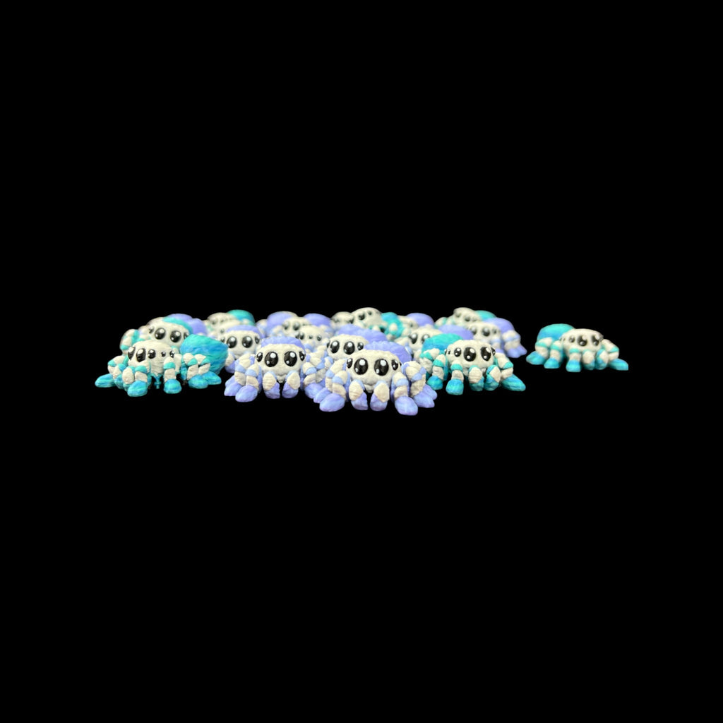 Purple Spider Bitty Beasts – 3D Printed by Little Fire Designz