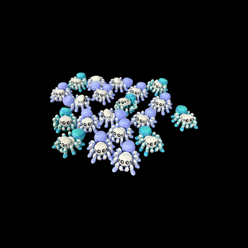 Purple Spider Bitty Beasts – 3D Printed by Little Fire Designz