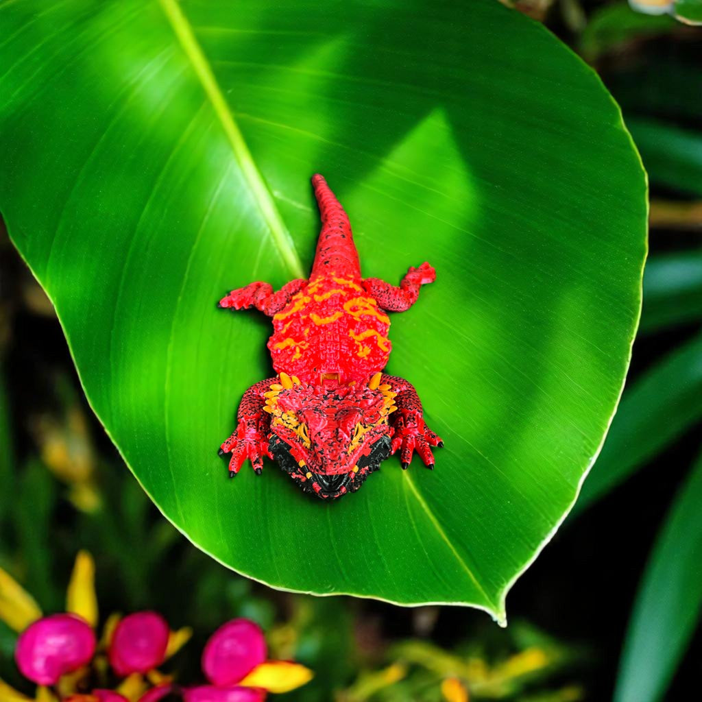 Realistic Red Monster – 3D Printed by Little Fire Designz