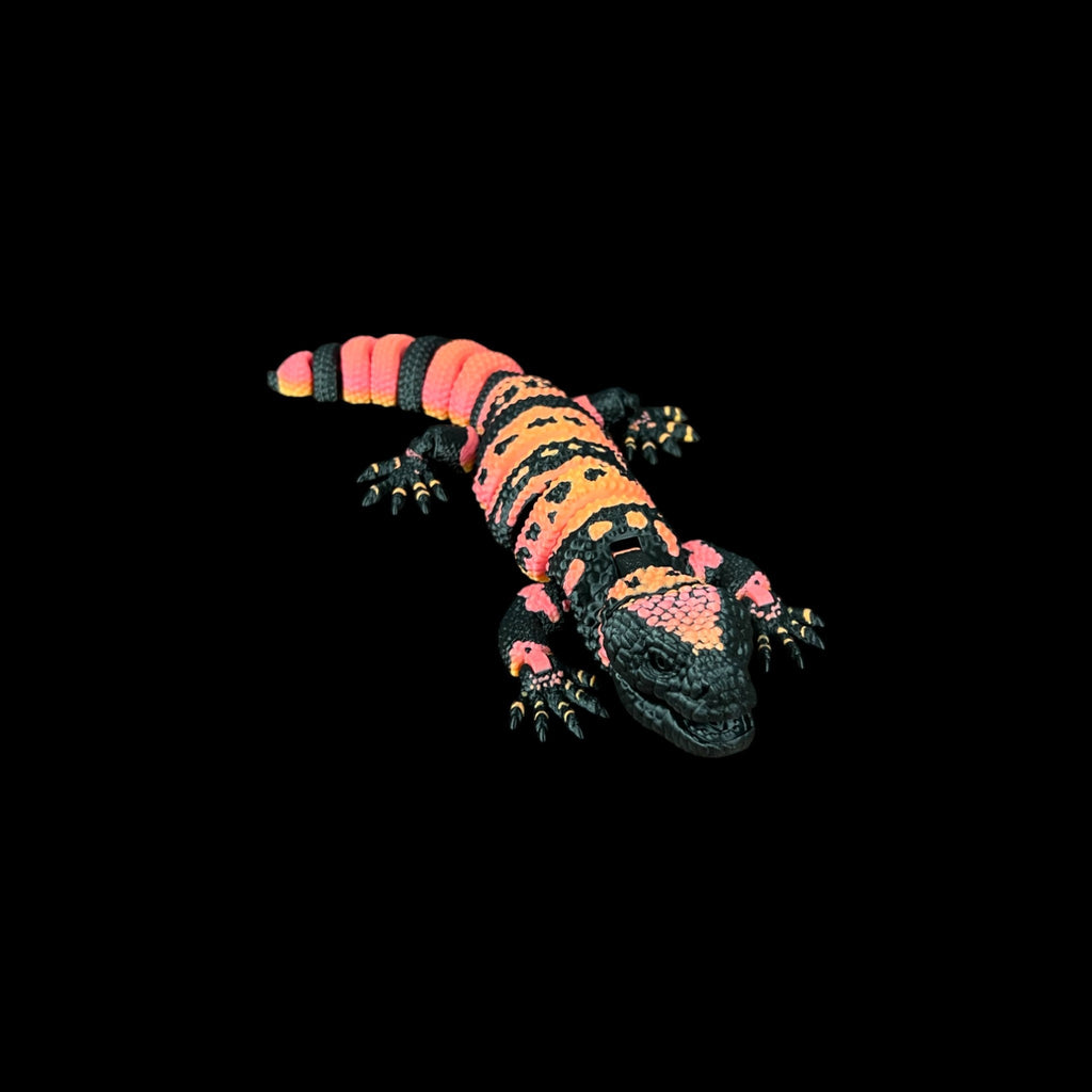 Red Wax Banded Gila – 3D Printed by Little Fire Designz