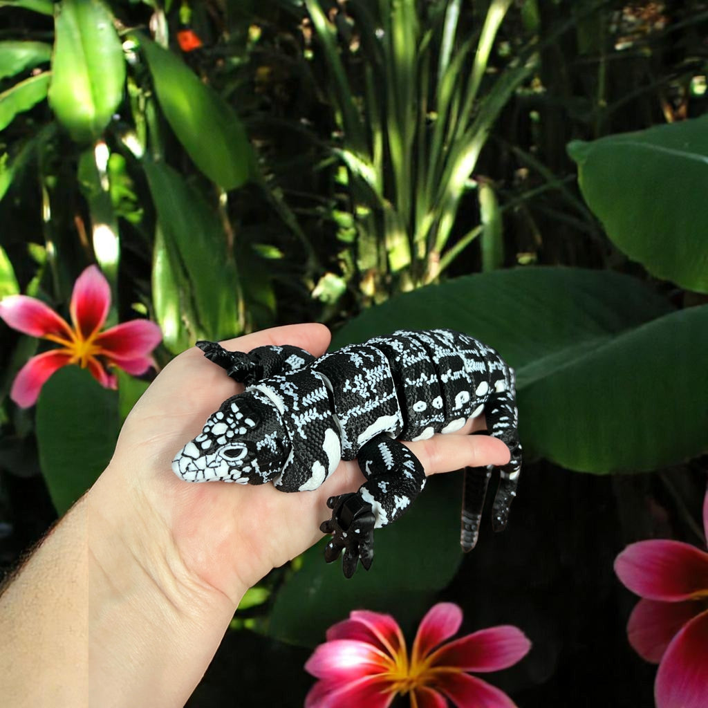Regular Argentina Black and White Tegu – 3D Printed by Little Fire Designz