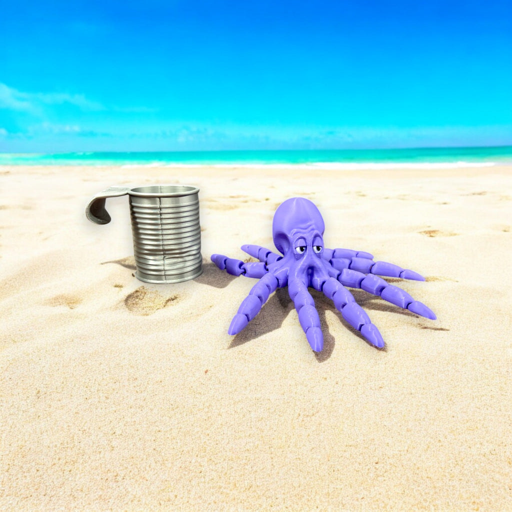 Silver Gold Copper Gus The Octopus – 3D Printed by Little Fire Designz