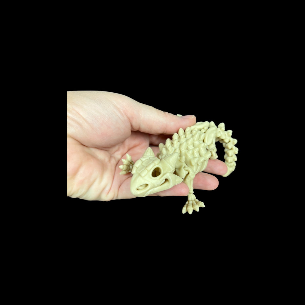 Small Skeletal Ankylosaurus – 3D Printed by Little Fire Designz