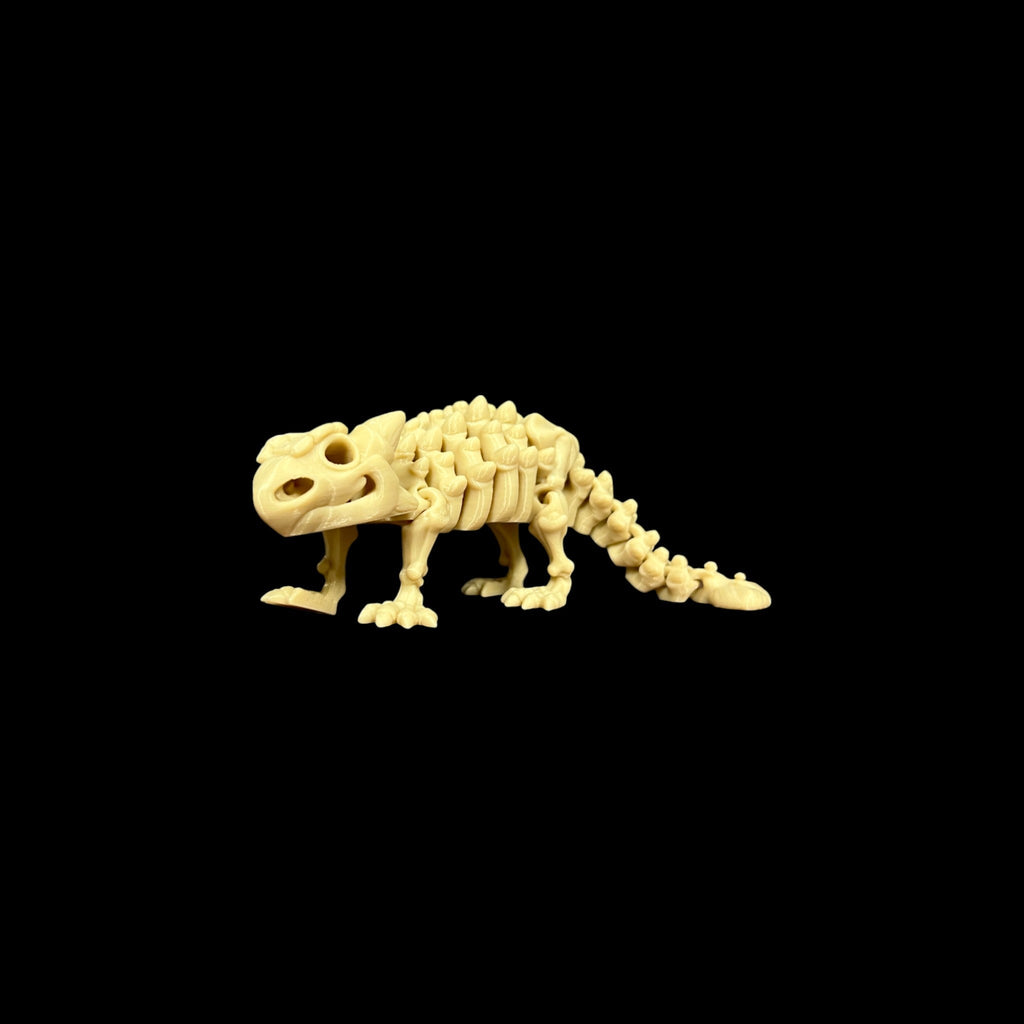 Small Skeletal Ankylosaurus – 3D Printed by Little Fire Designz